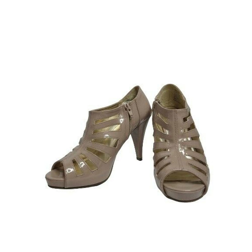 APT9 Stiletto Heel Peep Toe Patent Leather Women 8